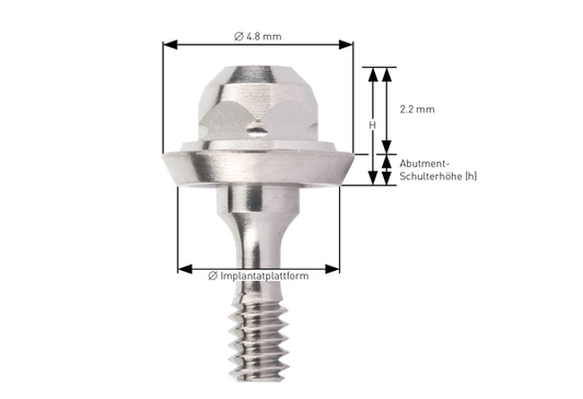 4.03.602 VARIOmulti abutment, with handle,
