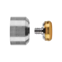 8909-2 LOCATOR® Abutment and collar f. VARIOmulti, 2 pcs